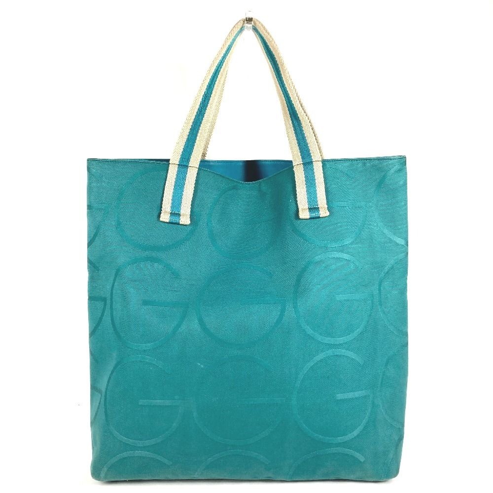 Gucci Shoulder Bag Big Logo Canvas Green — view 3