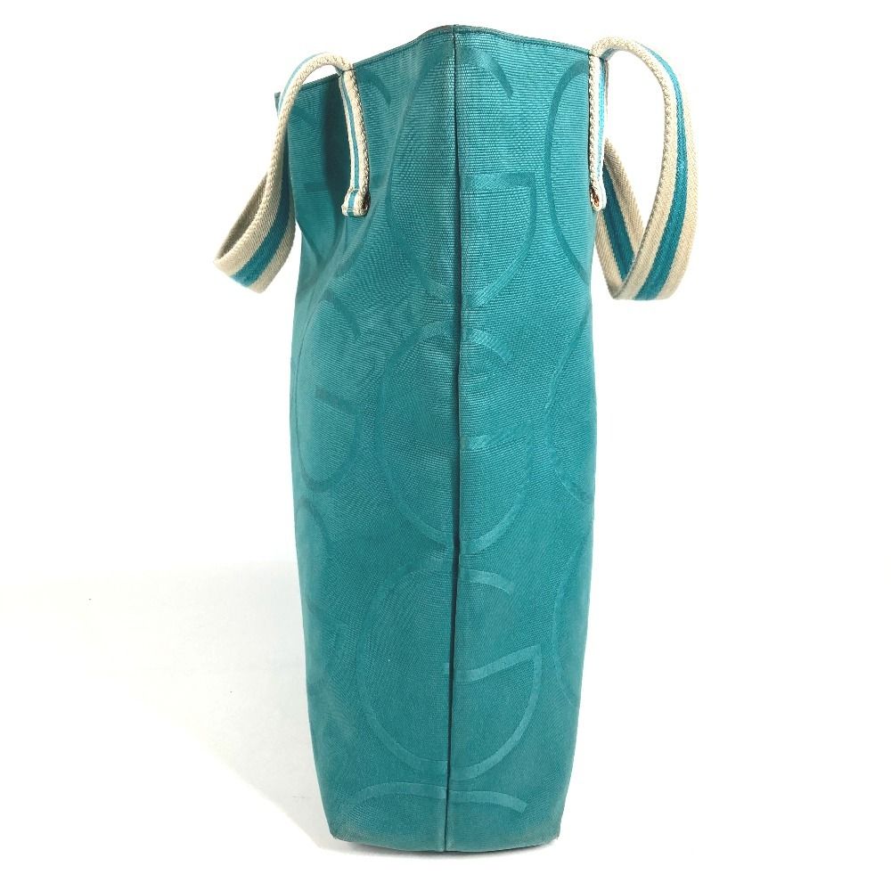 Gucci Shoulder Bag Big Logo Canvas Green — view 5