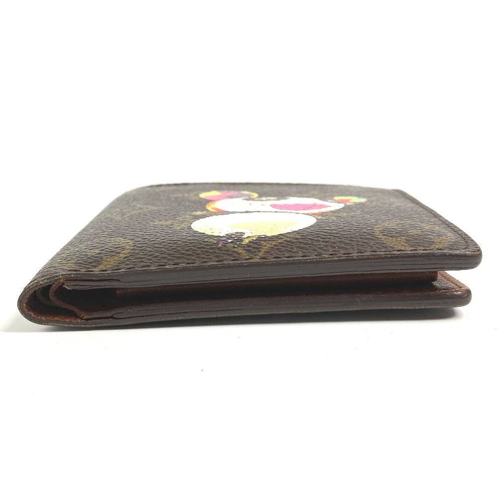 Louis Vuitton Bifold Wallet Portobiert Cles Dimonet Monogram Canvas Brown — view 5