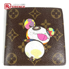 Louis Vuitton Bifold Wallet Portobiert Cles Dimonet Monogram Canvas Brown