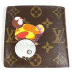 Louis Vuitton Bifold Wallet Portobiert Cles Dimonet Monogram Canvas Brown — view 3