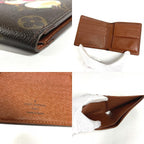 Louis Vuitton Bifold Wallet Portobiert Cles Dimonet Monogram Canvas Brown — view 8