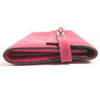 Hermes Wallet Kelly Epsom Rose Tyrian Pink — view 4