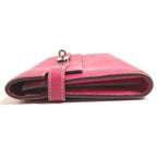 Hermes Wallet Kelly Epsom Rose Tyrian Pink — view 3