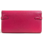 Hermes Wallet Kelly Epsom Rose Tyrian Pink — view 2