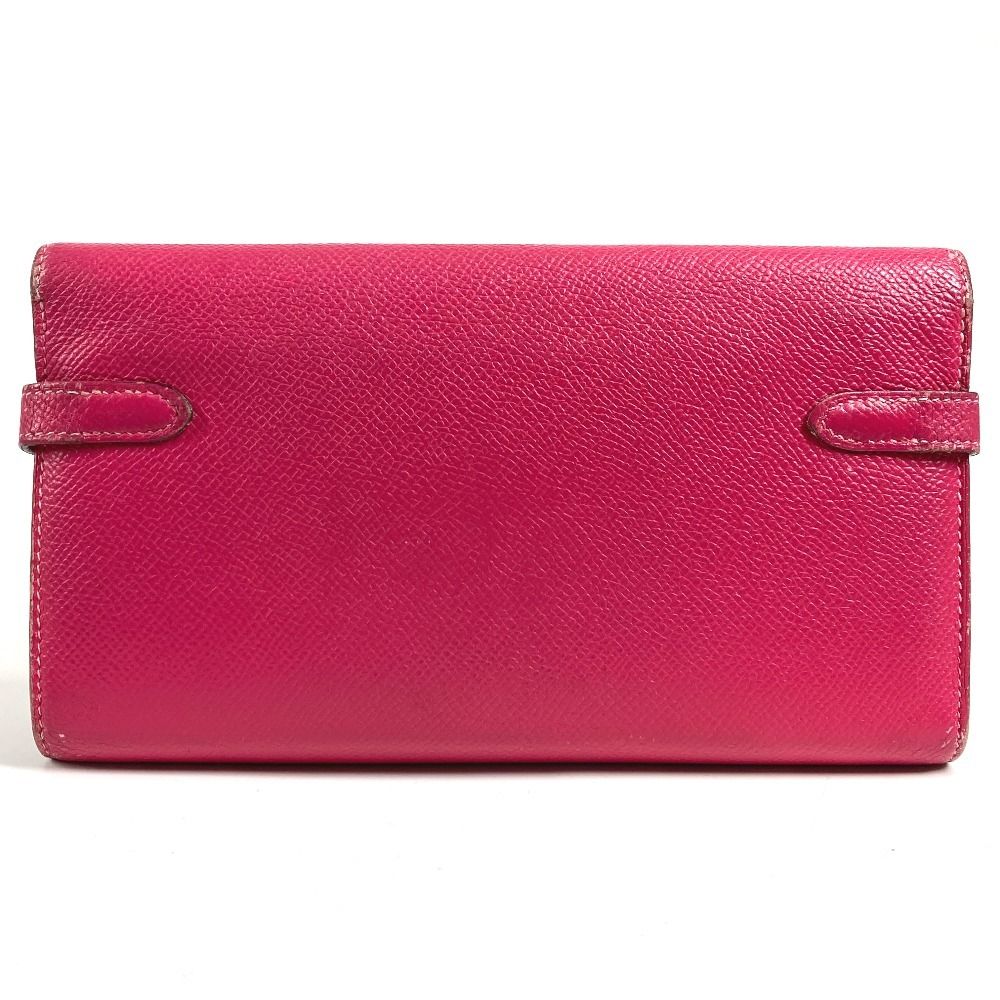 Hermes Wallet Kelly Epsom Rose Tyrian Pink — view 2