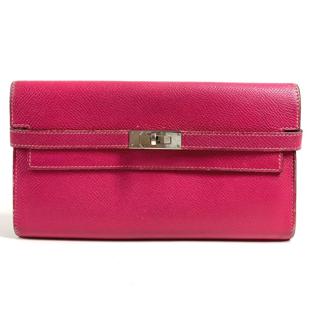 Hermes Wallet Kelly Epsom Rose Tyrian Pink