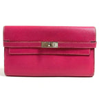 Hermes Wallet Kelly Epsom Rose Tyrian Pink