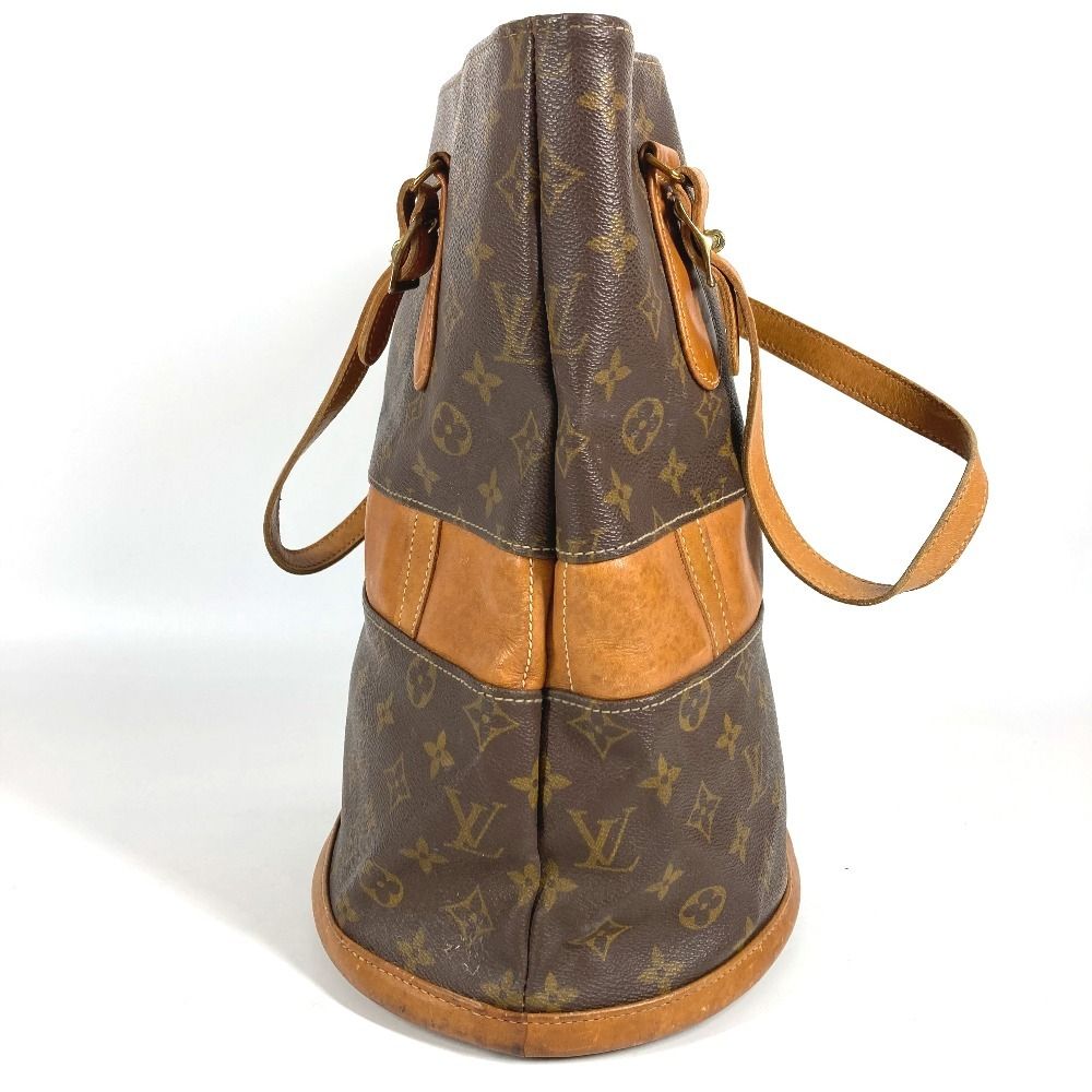 Louis Vuitton Handbag Bucket GM Monogram Canvas Brown — view 4