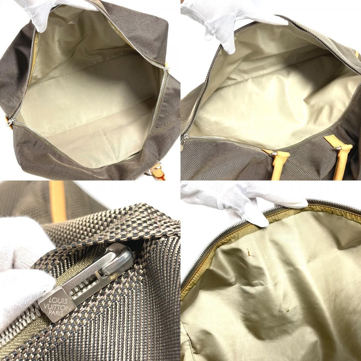Louis Vuitton Boston Bag Souverain Damier Geant Canvas Tail Khaki — view 8
