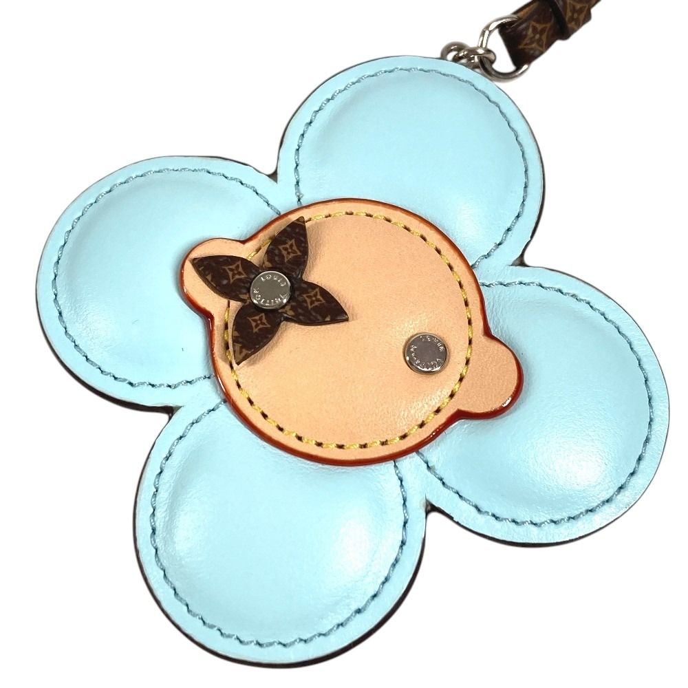 Louis Vuitton Bag Charm Vivienne Strap Monogram Canvas Blue — view 3