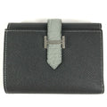Hermes Trifold Wallet Bearn Combination Epsom Graphite Grineve Gray