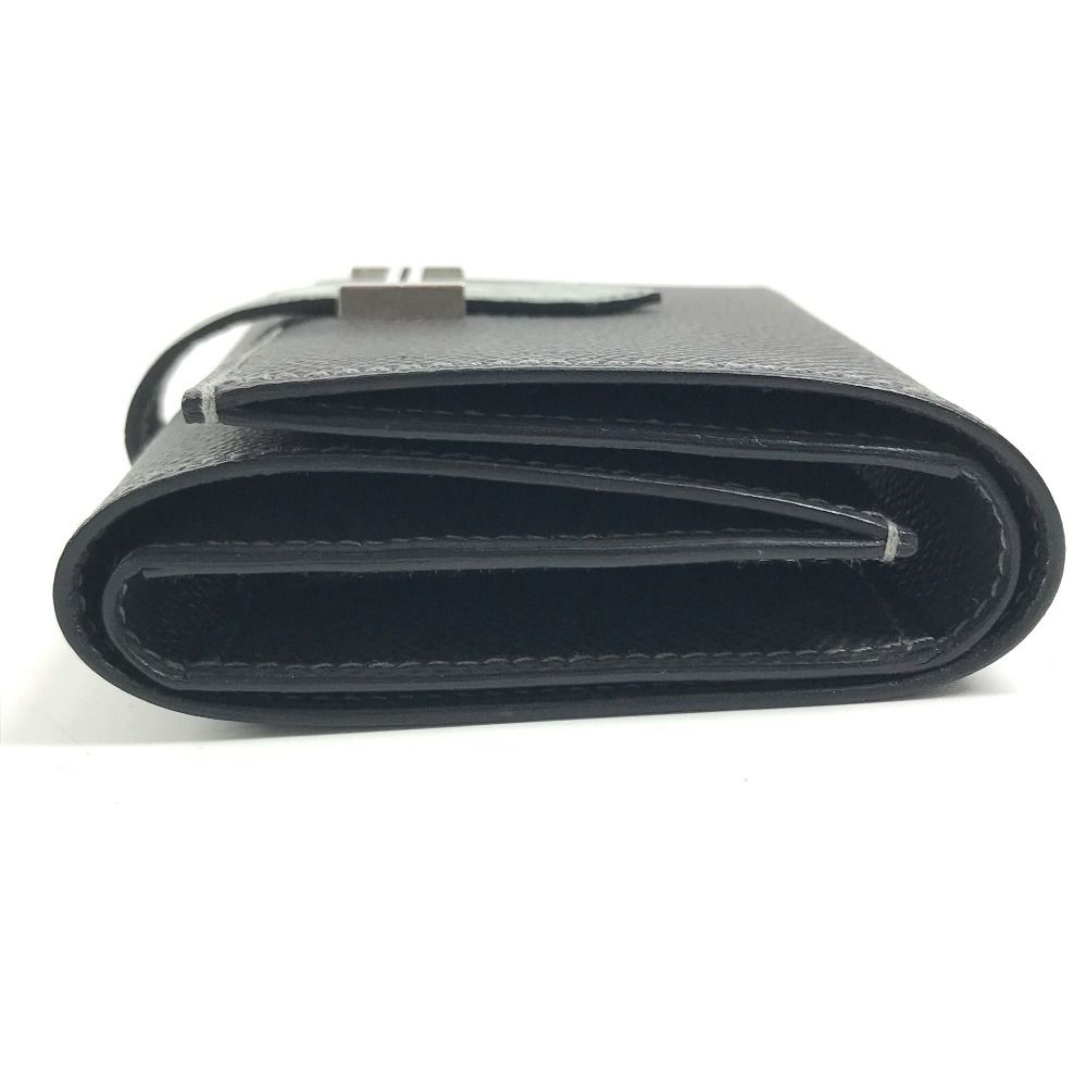 Hermes Trifold Wallet Bearn Combination Epsom Graphite Grineve Gray — view 2