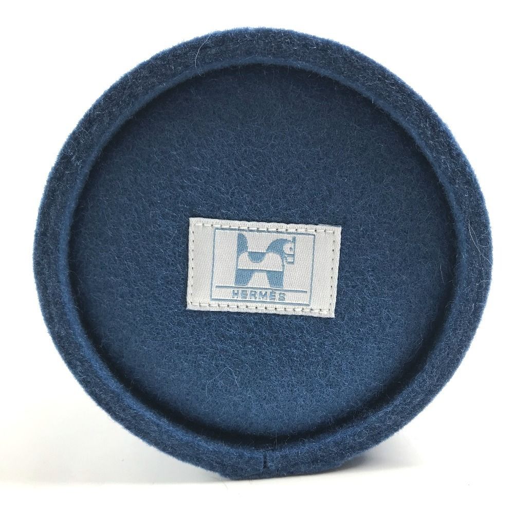 Hermes Case Pen Holder Animo Block Felt Blue Natier — view 5
