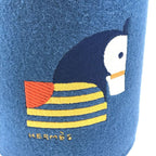 Hermes Case Pen Holder Animo Block Felt Blue Natier — view 8