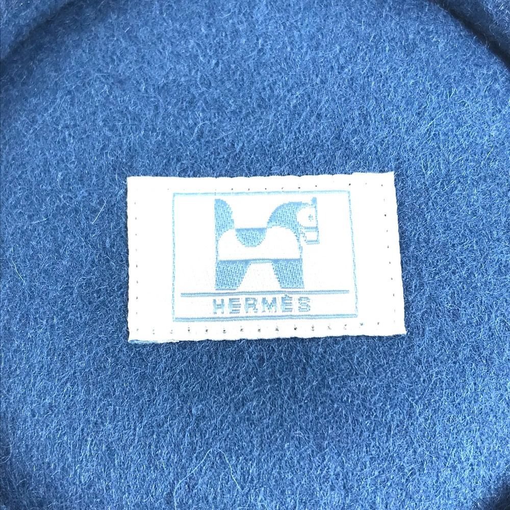 Hermes Case Pen Holder Animo Block Felt Blue Natier — view 9