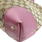 Gucci Supreme Open Tote GG Brown Pink — view 6