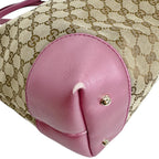 Gucci Supreme Open Tote GG Brown Pink — view 7