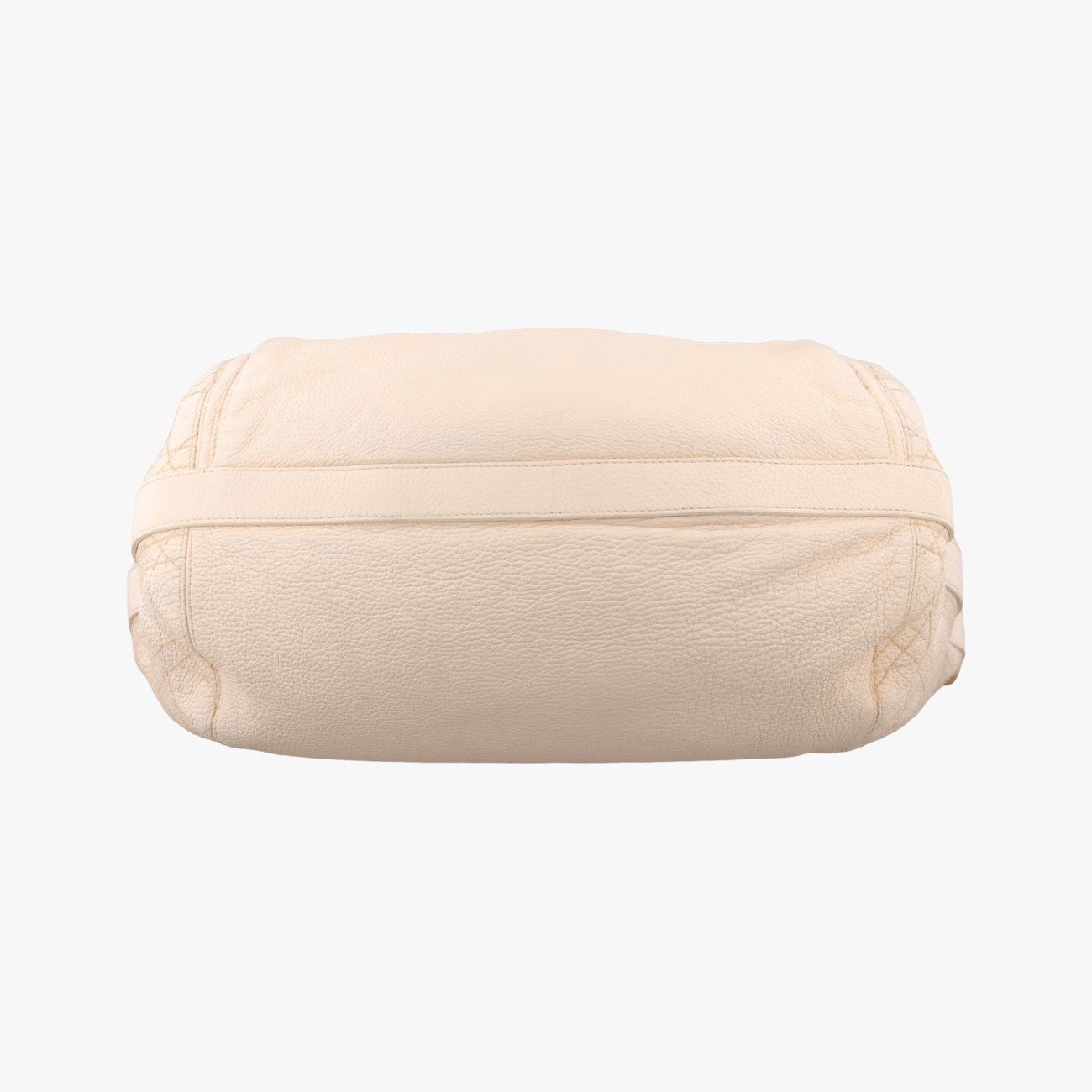 Dior Cannage Beige Leather Handbag — view 3