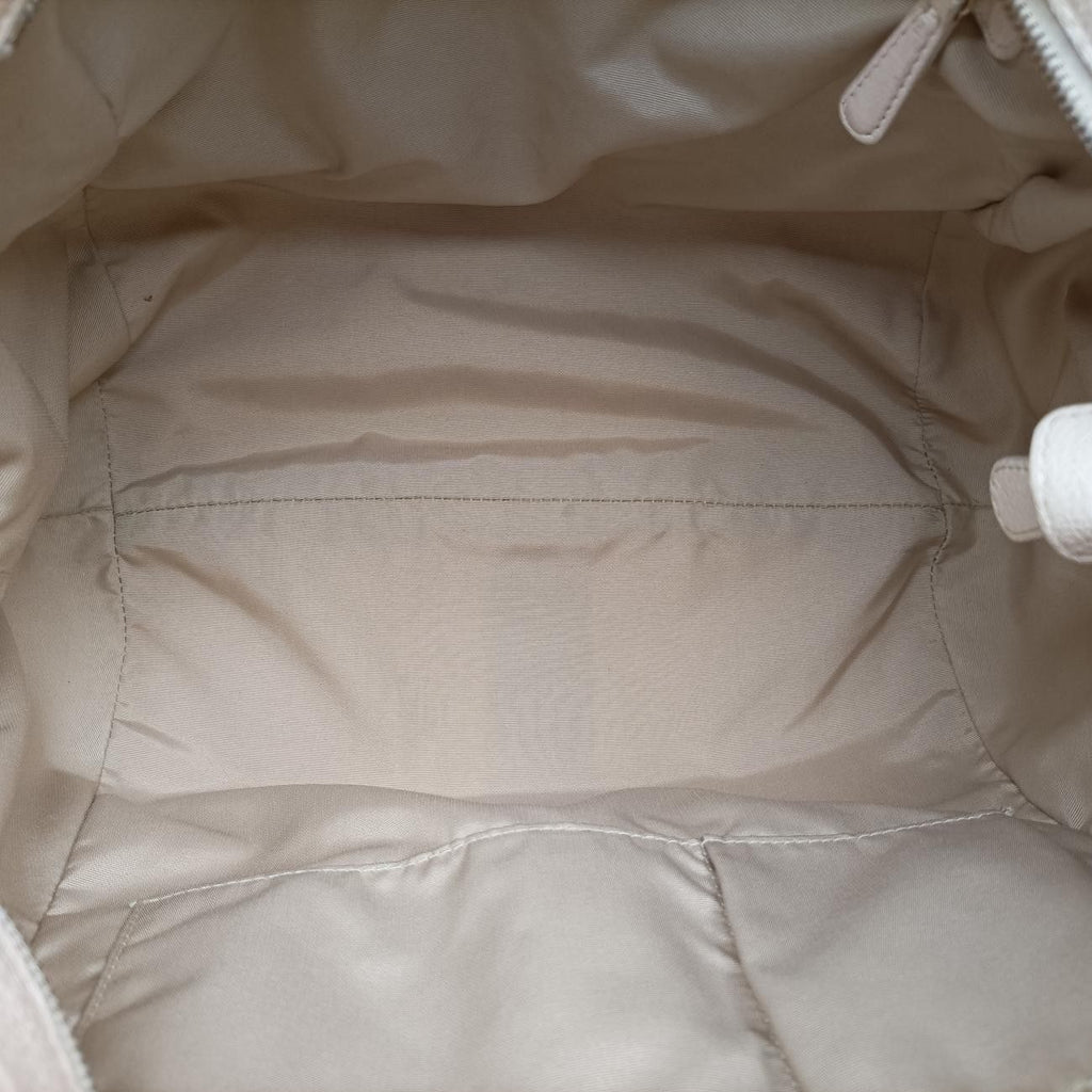 Dior Cannage Beige Leather Handbag — view 9
