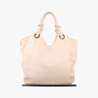 Dior Cannage Beige Leather Handbag — view 2