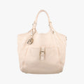 Dior Cannage Beige Leather Handbag