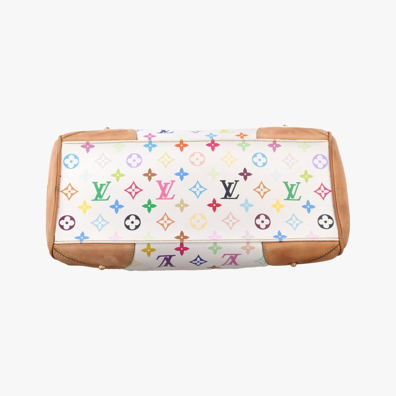 Louis Vuitton Claudia Blanc Monogram Multicolor Shoulder — view 3