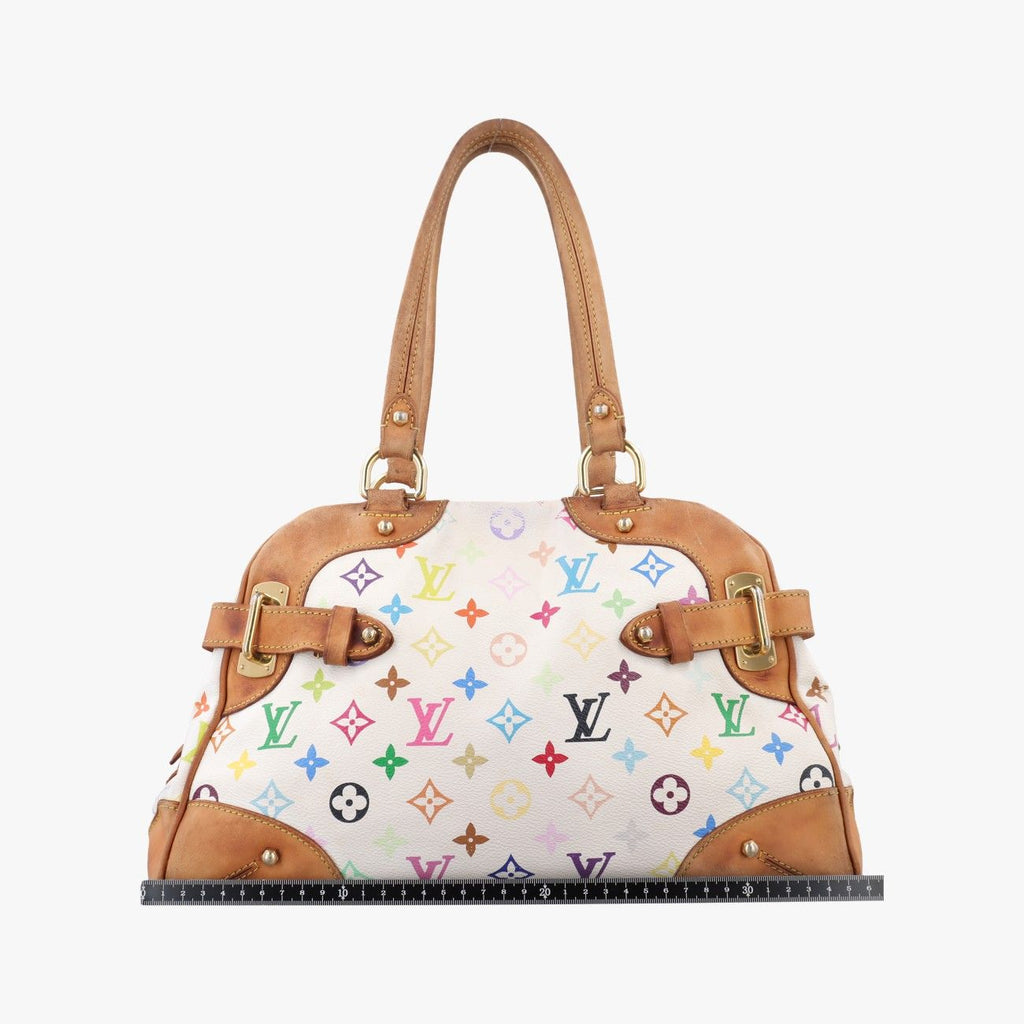 Louis Vuitton Claudia Blanc Monogram Multicolor Shoulder — view 2