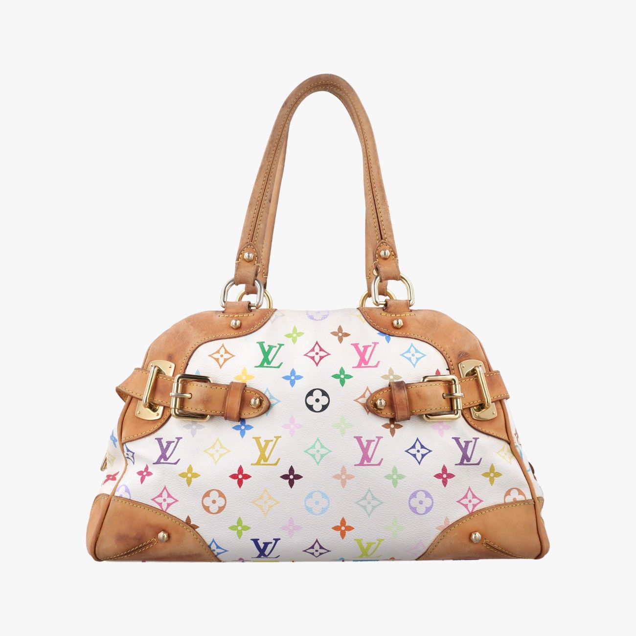Louis Vuitton Claudia Blanc Monogram Multicolor Shoulder