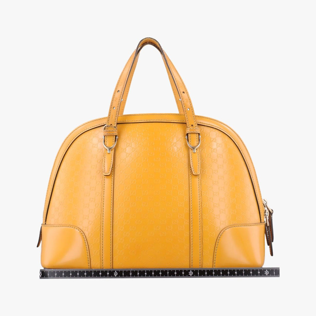 Gucci Micro Guccissima Yellow Patent Shoulder — view 2