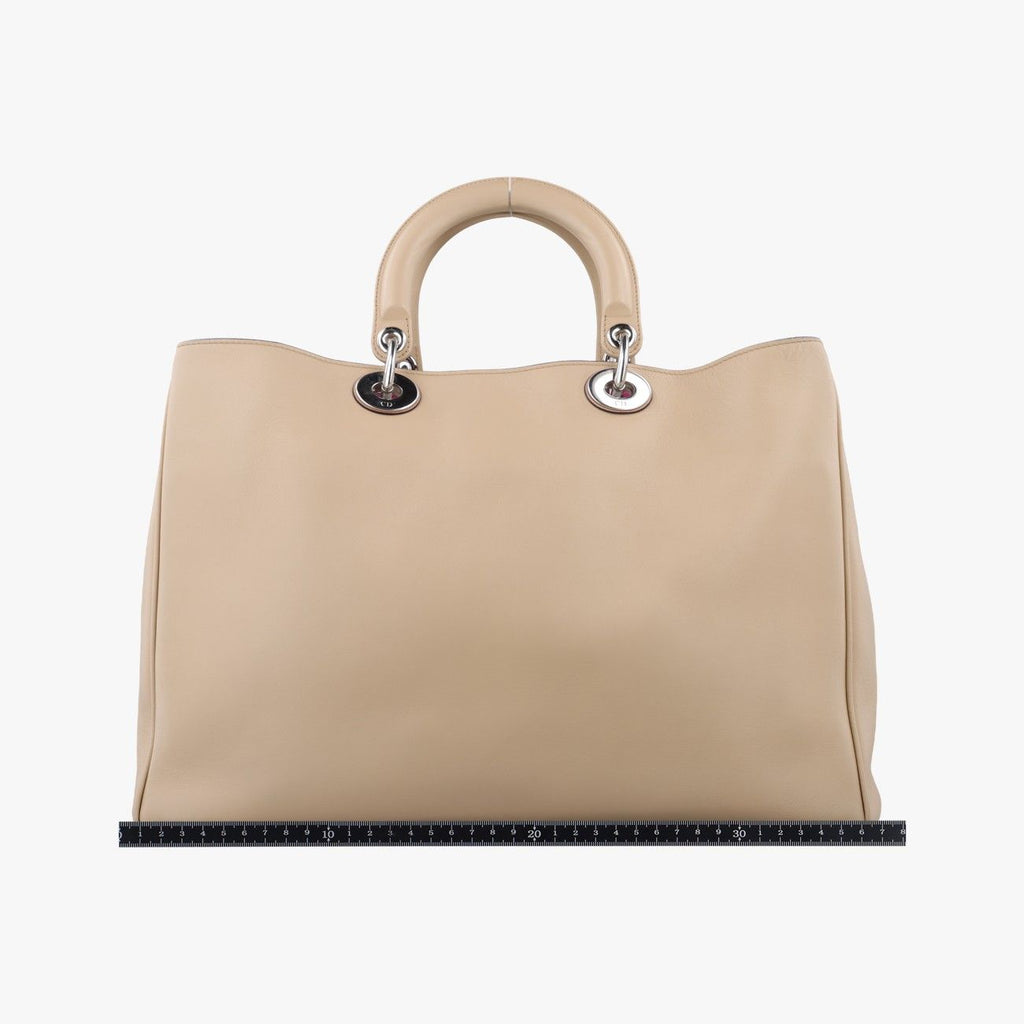 Dior Diorissimo Beige Leather Shoulder — view 2