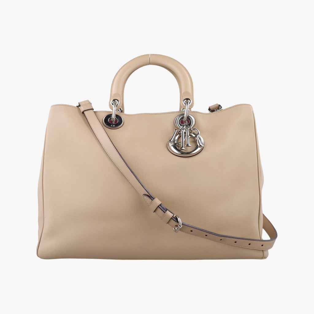 Dior Diorissimo Beige Leather Shoulder