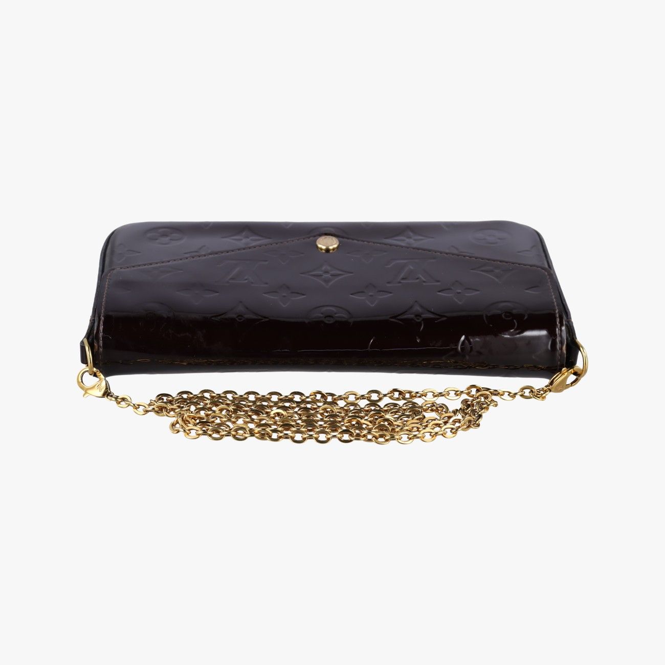 Louis Vuitton Pochette Felice Amarante Vernis Shoulder — view 8