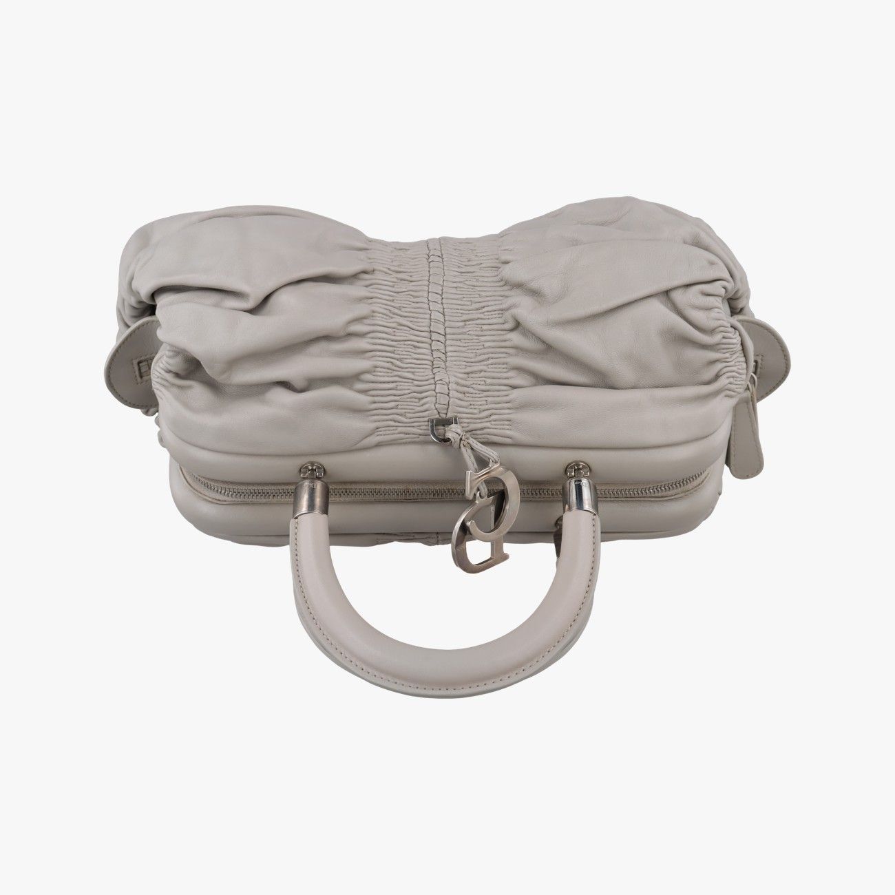 Dior Karenina Gray Lambskin Handbag — view 8