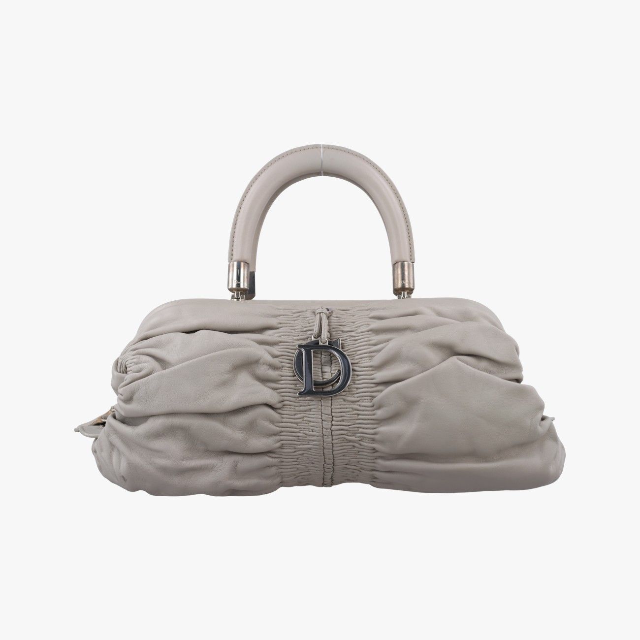 Dior Karenina Gray Lambskin Handbag