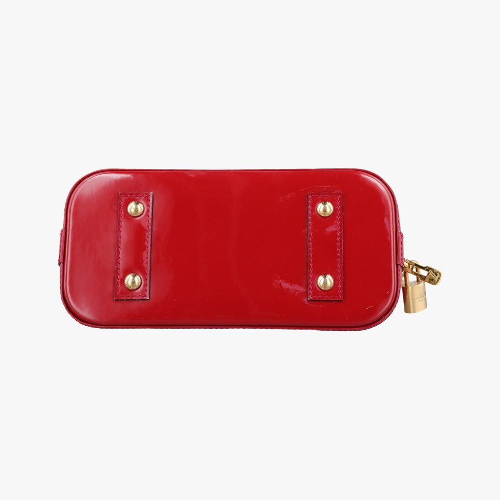 Louis Vuitton Alma BB Pomme D'amour Monogram Vernis Handbag — view 3