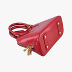 Louis Vuitton Alma BB Pomme D'amour Monogram Vernis Handbag — view 7