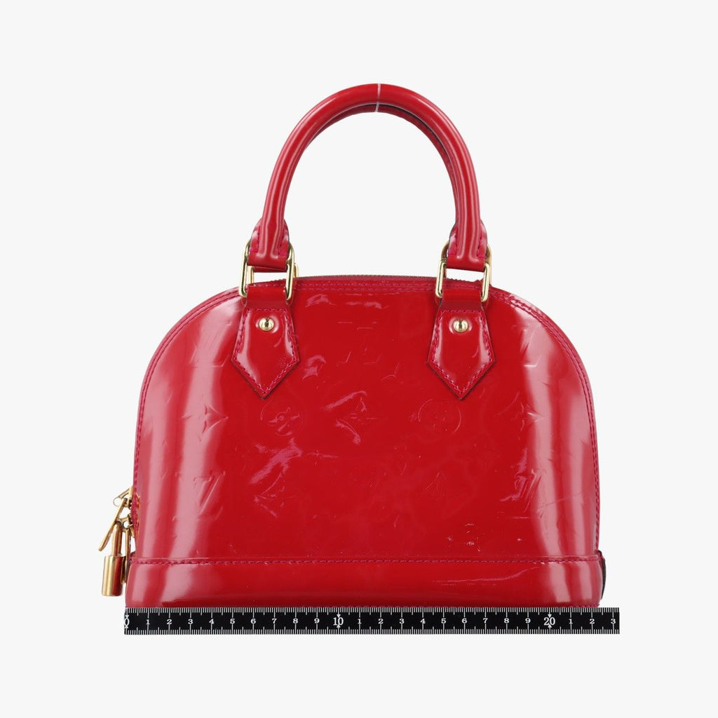 Louis Vuitton Alma BB Pomme D'amour Monogram Vernis Handbag — view 2