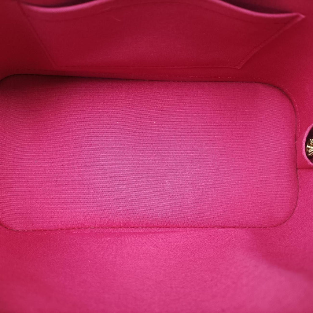 Louis Vuitton Alma BB Pomme D'amour Monogram Vernis Handbag — view 9
