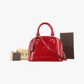 Louis Vuitton Alma BB Pomme D'amour Monogram Vernis Handbag