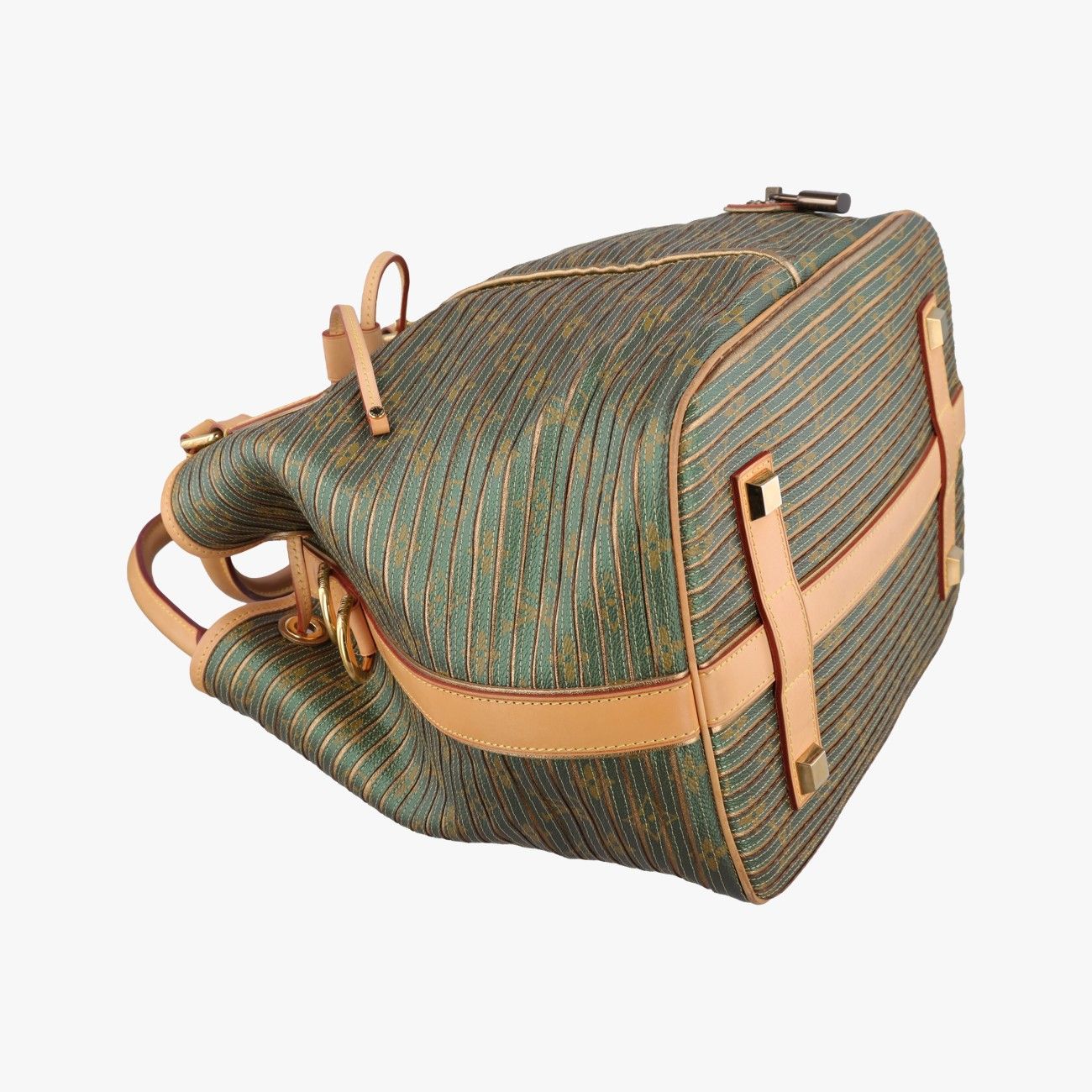 Louis Vuitton Monogram Eden Neo Khaki Green Calf Leather Handbag — view 5