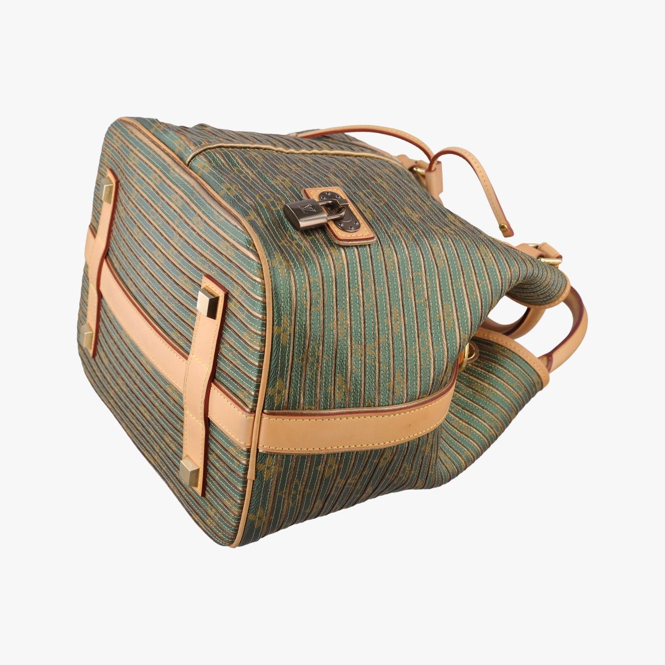 Louis Vuitton Monogram Eden Neo Khaki Green Calf Leather Handbag — view 4