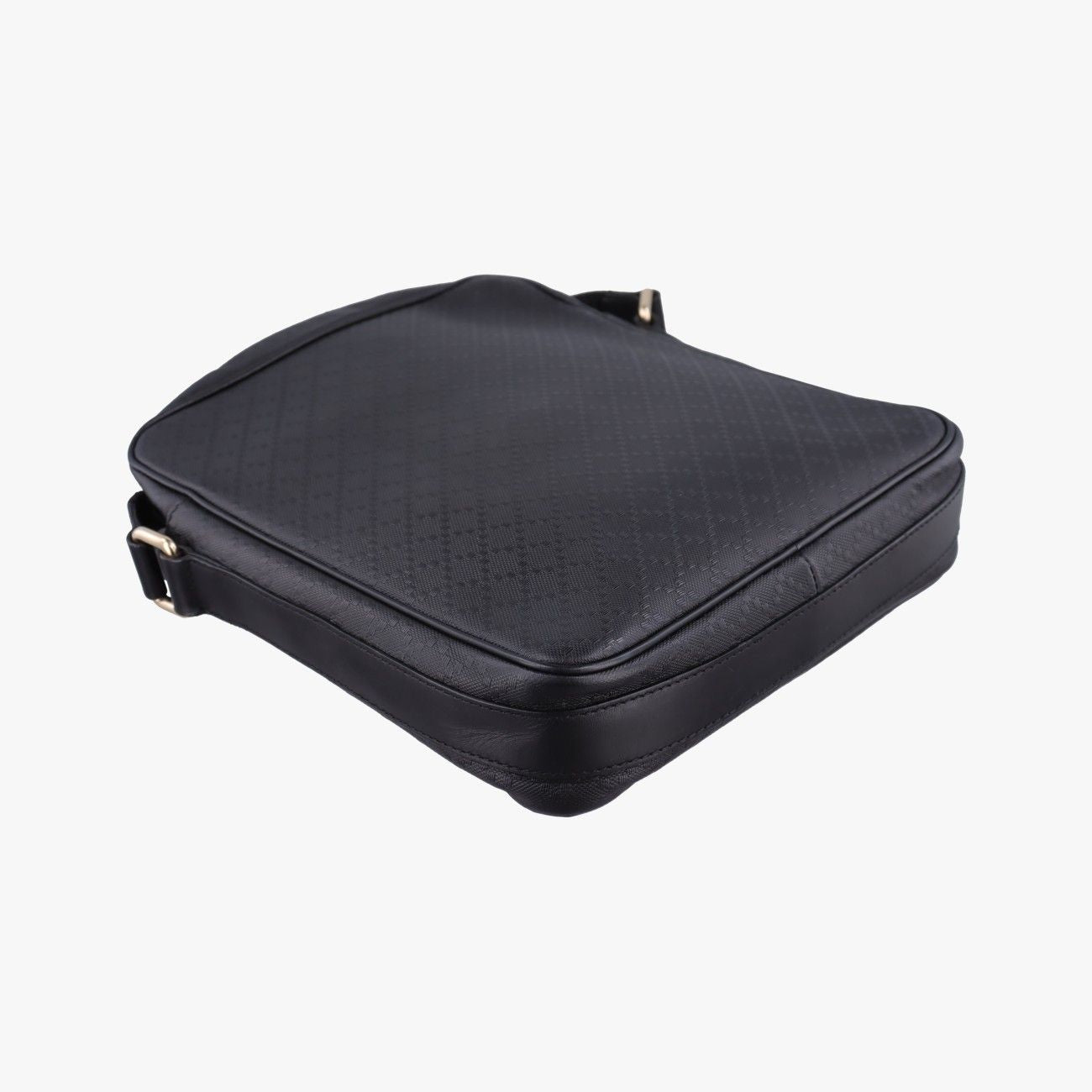Gucci Diamante Black Leather Tote — view 7