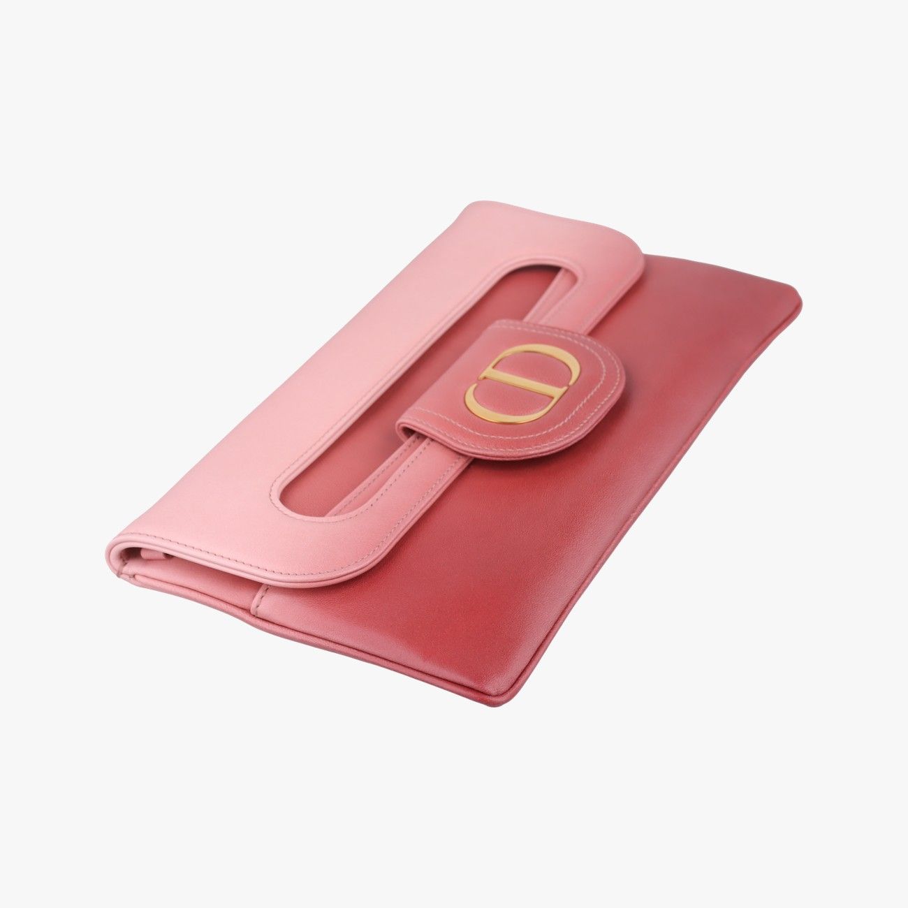 Dior Double Pink Leather Shoulder — view 5