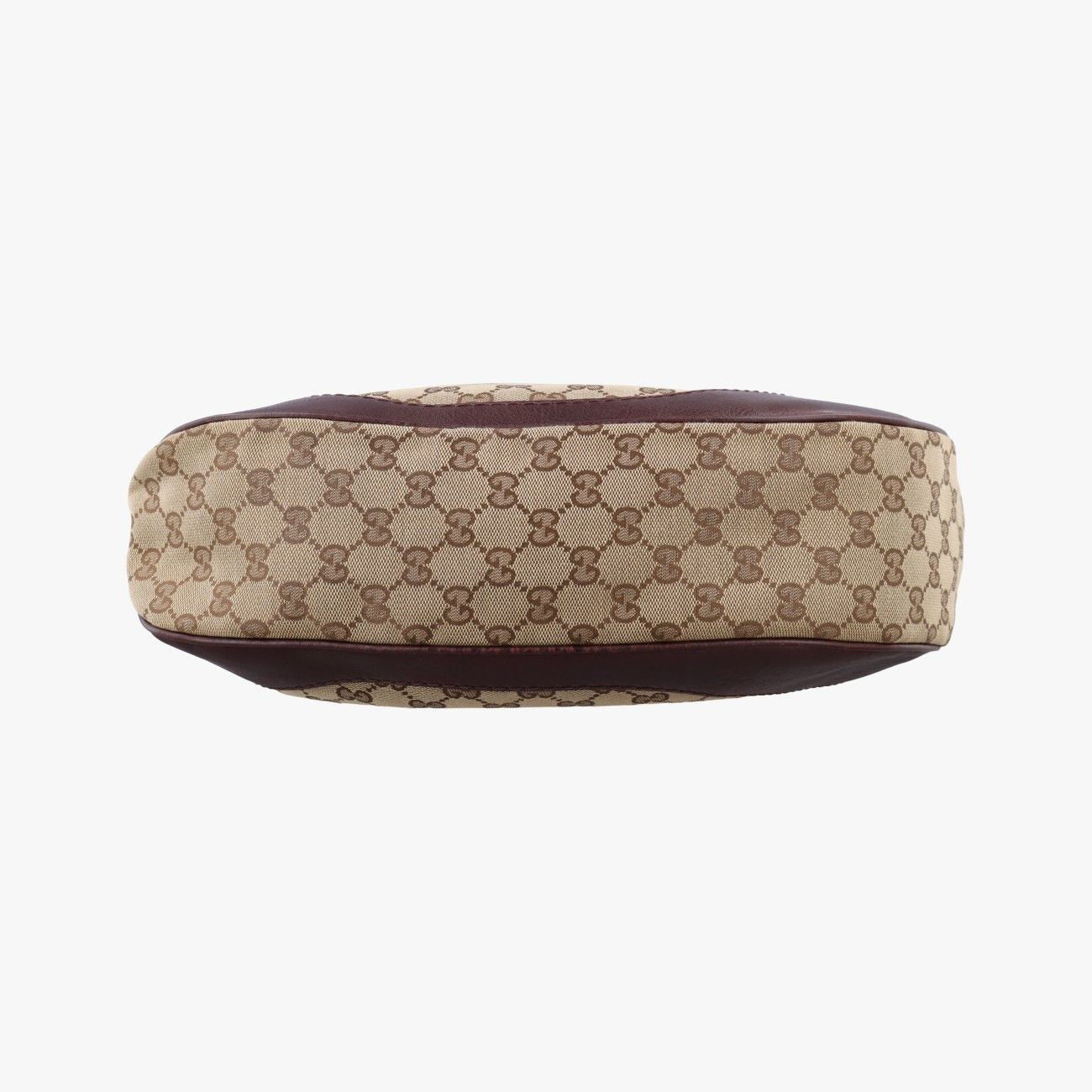 Gucci Charlotte Beige Bordeaux Canvas Leather Shoulder — view 3