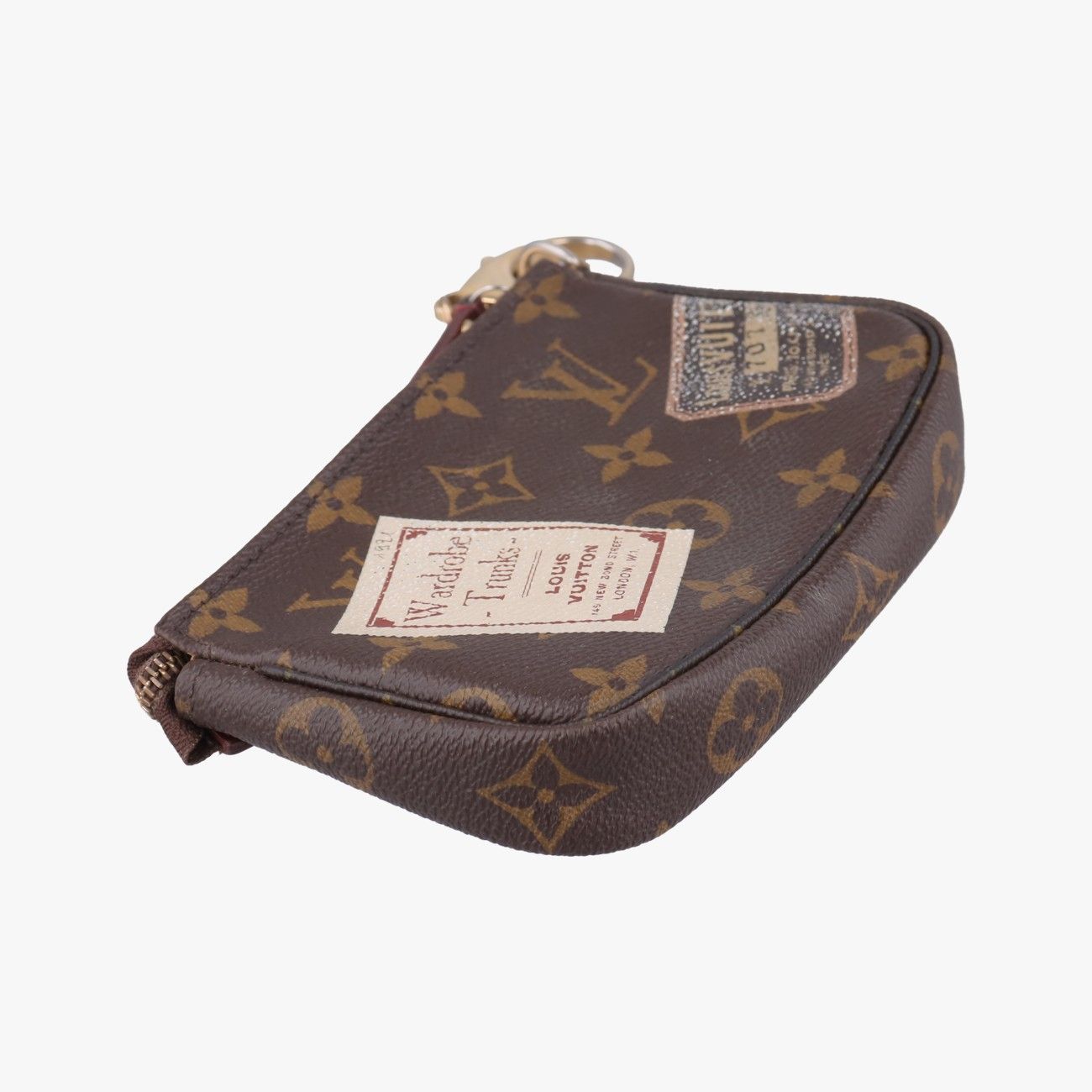 Louis Vuitton Mini Pochette Brown Monogram Canvas Handbag — view 7