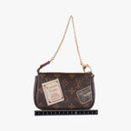 Louis Vuitton Mini Pochette Brown Monogram Canvas Handbag — view 2