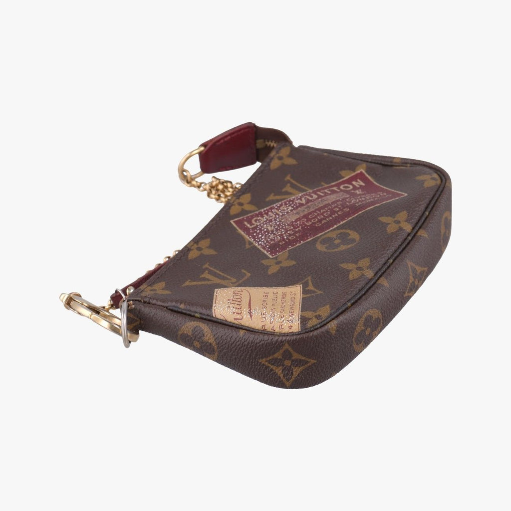 Louis Vuitton Mini Pochette Brown Monogram Canvas Handbag — view 5
