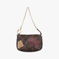 Louis Vuitton Mini Pochette Brown Monogram Canvas Handbag