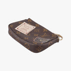 Louis Vuitton Mini Pochette Brown Monogram Canvas Handbag — view 6